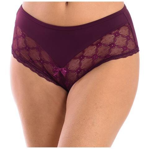 Mutandina Culotte Da Donna In Pizzo, Modello Brigitte. Eleganza, Comodità E Vestibilità Perfetta. - Foto 1