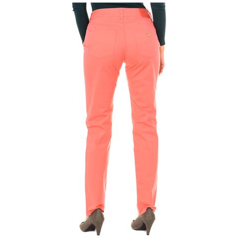 Pantalone Lungo In Tessuto Elasticizzato 3y5j18-5nzxz Donna - Foto 2