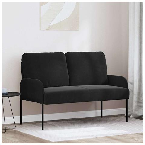 Divani con cuscino 110cm Nero Legno compensato - Foto 2