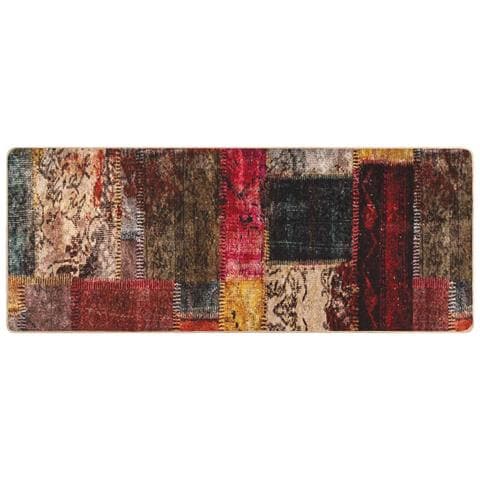 Runner Tappeto MARSA Multicolore 200 x 80 cm Poliestere e PVC - Foto 1