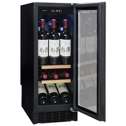 AVU23TXA cantina vino Cantinetta vino con compressore Libera installazione Acciaio inox 21 bottiglia /bottiglie - Foto 2