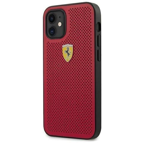 Ferrari Fespehcp12sre Custodia On Track Perforated Rossa Per Iphone 12 Mini 5,4 Pollici - Foto 1