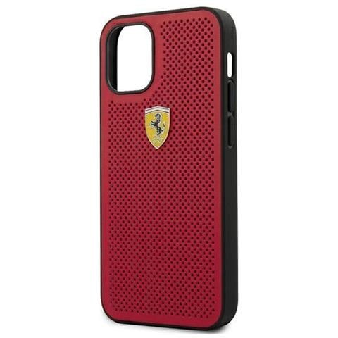 Ferrari Fespehcp12sre Custodia On Track Perforated Rossa Per Iphone 12 Mini 5,4 Pollici - Foto 2