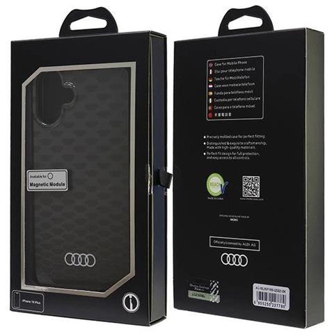 Audi Custodia Magnetica Magsafe Per Iphone 16 Plus 6.7 Nera - Foto 7