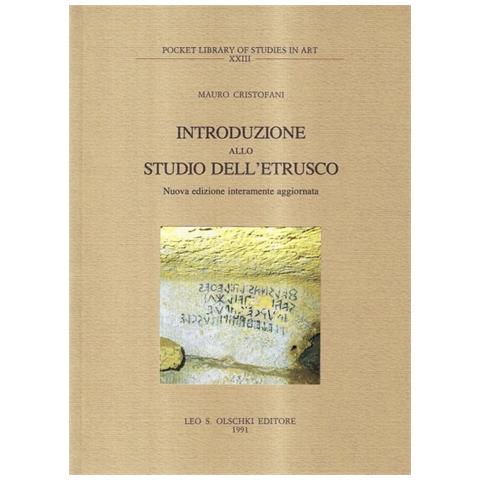 Mauro Cristofani - Introduzione allo studio dell'etrusco - Foto 1