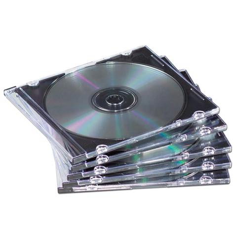ICA-CD 01-BK - Porta CD Slim Jewel Case Nero - Foto 2