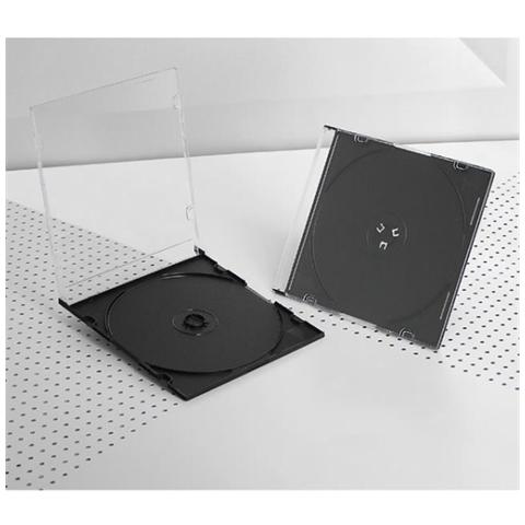 ICA-CD 01-BK - Porta CD Slim Jewel Case Nero - Foto 3