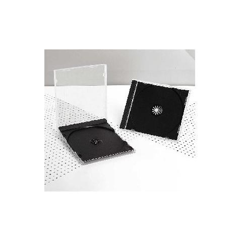 ICA-CD 01-BK - Porta CD Slim Jewel Case Nero - Foto 1
