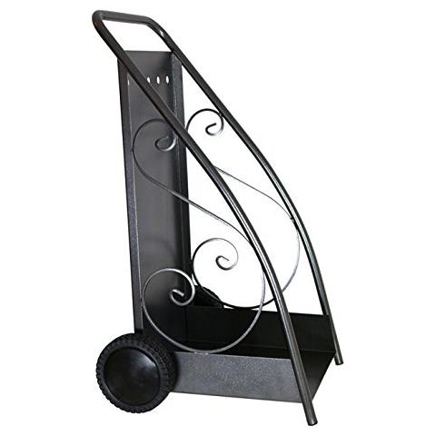 Carrello portalegna in ferro cm 40x52x90 - Foto 2