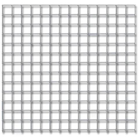 Rete Elettrosaldata Zincata e Rivestita per Fondi Gabbie Grigia 12.7 x 12.7 mm 50622 - Foto 2