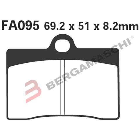 B1r R1809500 Pastiglie Hh Ducati-apriliahonda Fa095hh - Foto 1