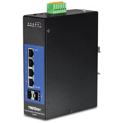 6-port Ind. Gb L2 Mgd Switch Din-rail In - Foto 1