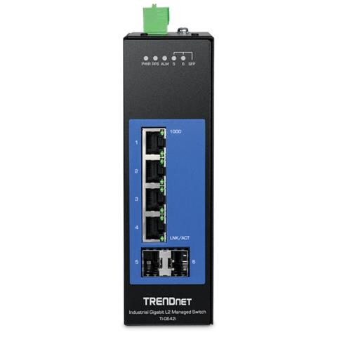 6-port Ind. Gb L2 Mgd Switch Din-rail In - Foto 2