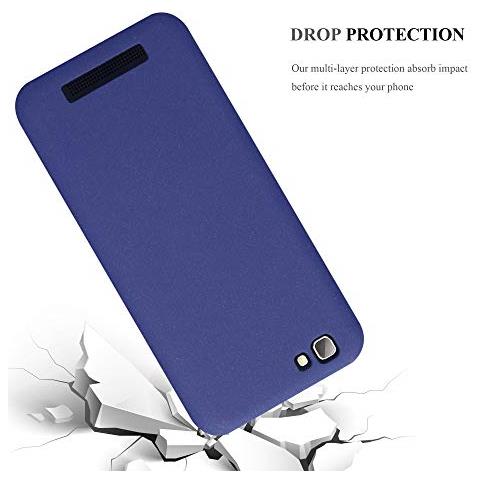 Custodia Compatibile Con Zte Blade A612 In Frost Blu Scuro - Coperchio Protettivo In Silicone Tpu Flessibile - Foto 2