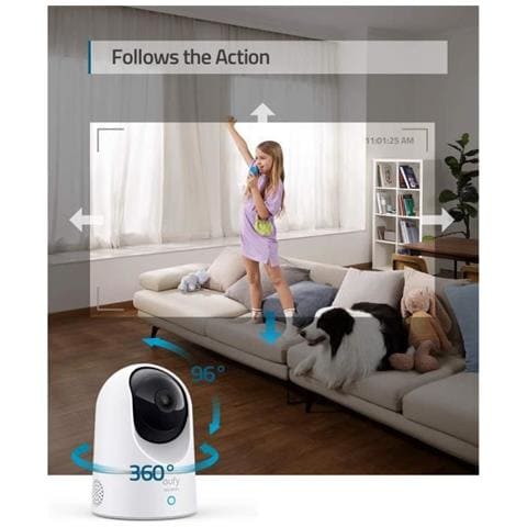 EufyCam Indoor 2K Pan e Tilt - Foto 4