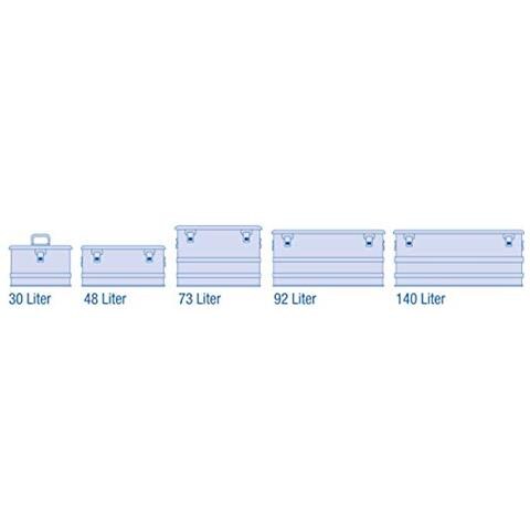 Casella Di Trasporto 92 12092 Comfort Alluminio (l X B X H) 780 X 385 X 367 Millimetri - Foto 2