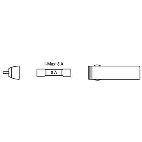 116028 Cavo Di Prolunga 6m Per Sockets Sigaretta Del Veicolo Nero - Foto 2