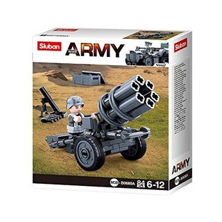 Set Carro Armato Sluban WWII – 78 Pezzi Con Soldato – Mattoncini Da Costruzione Compatibili Lego – Per Bambini 4+