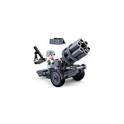 Klemmbausteine Sl07170, Wwii - Mini Set Da Gioco, 76 Pezzi [ b0680a] , Set Da Gioco, Mattoni, Soldati, Con Personaggio Di Gioco, Army Wwii, Multicolore - Foto 2