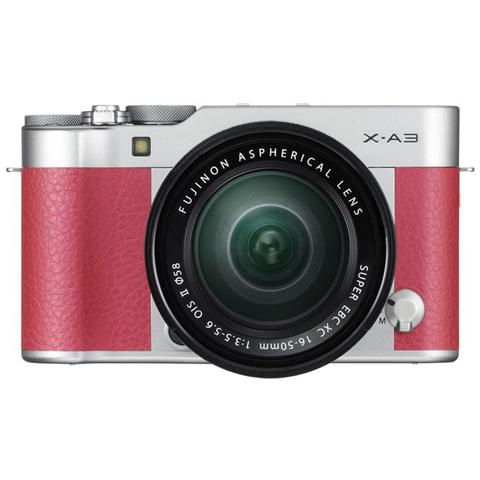 Kit Fotocamera Mirrorless FinePix X-A3 Rosa / Argento Sensore CMOS 24.2Mpx Full HD + Obiettivo XC 16-50 mm F3, 5-5,6 OIS II - Foto 2