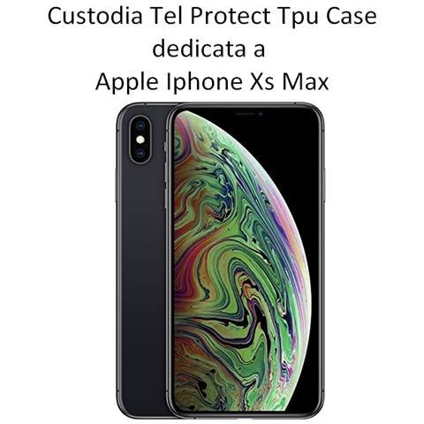 Tel Protect Custodia Tpu Silicone Liquid Air Cover Case Per Apple Iphone Xs Max Black - Foto 2