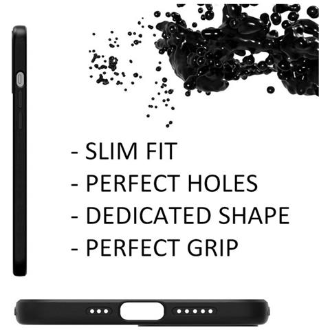 Tel Protect Custodia Tpu Silicone Liquid Air Cover Case Per Apple Iphone Xs Max Black - Foto 5