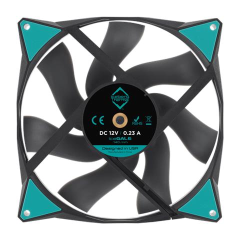 Icegale Case Per Computer Ventilatore 14 Cm Nero 1 Pz - Foto 2