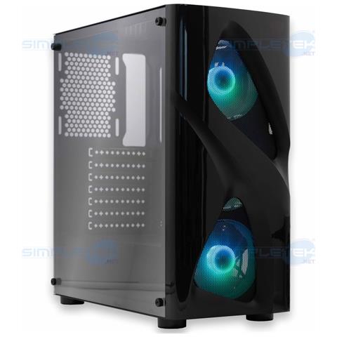 Case Gaming Rgb Atx Micro-atx Mini Itx Tower Cabinet Computer Pc Gioco Tower - Foto 2