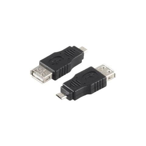 Bs33905 Adattatore Per Inversione Del Genere Dei Cavi Usb Micro-b Usb A Nero - Foto 1