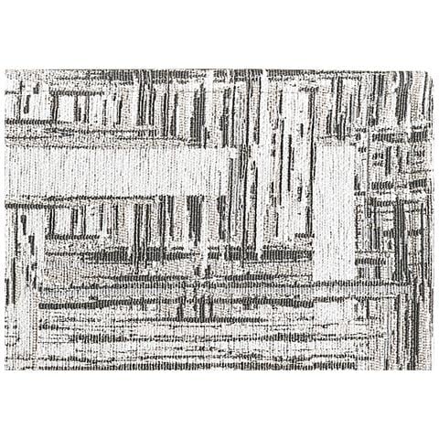 Tappeto Arredo Salotto Antiscivolo Scendiletto Camera Dis. Bangkok By Suardi 85x150 Grigio - Foto 2