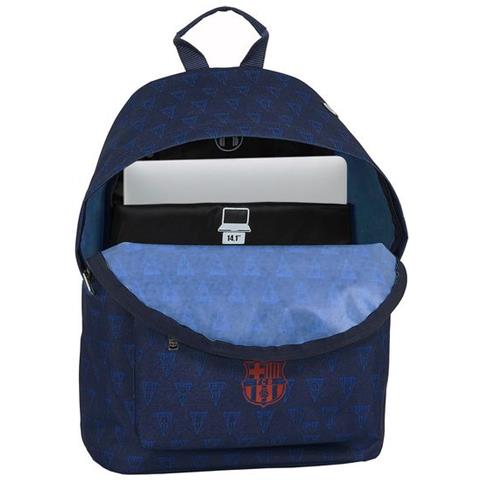 Zaino Per Portatile F.c. Barcelona 14,1'' Blu Marino - Foto 2