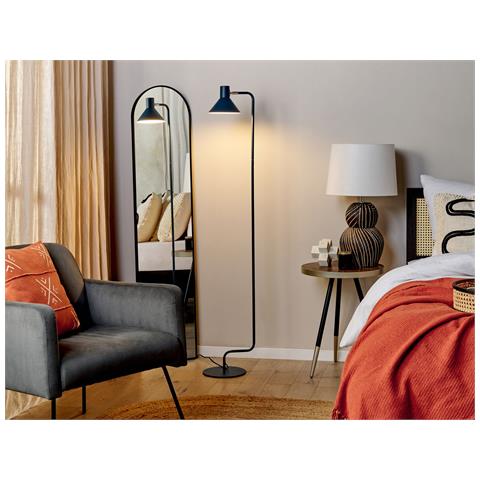 Lampada Da Pavimento Rimava Regolabile Metallo Blu - Foto 1