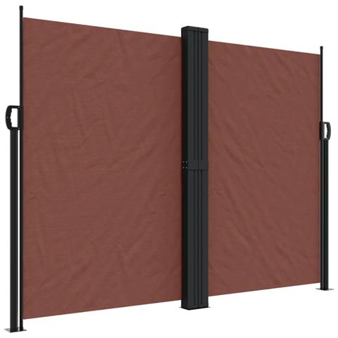 Tenda da Sole Laterale Retrattile Marrone 180x1000 cm - Foto 1