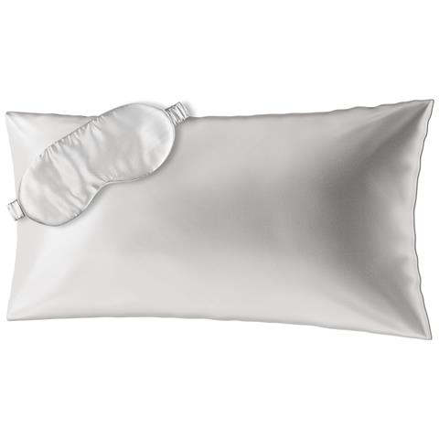 Beauty Sleep Set (80x40) Federa Di Seta E Maschera Per Dormire - Foto 1