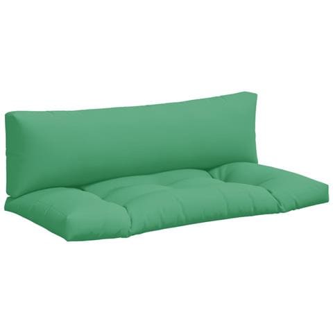 Cuscini Per Pallet 2 Pz Verdi In Tessuto - Foto 2