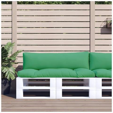 Cuscini Per Pallet 2 Pz Verdi In Tessuto - Foto 1