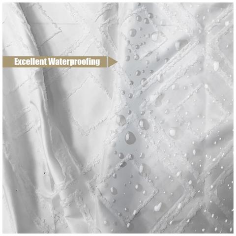 Tenda Da Doccia Impermeabile Per Bagno White M - Foto 2