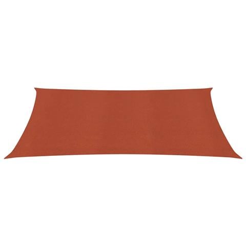 Vela Parasole 160 G /m Rettangolare Terracotta 3,5x5 M Hdpe - Foto 3