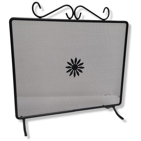 Parascintille Schermo Per Camino Caminetto In Ferro Battuto - Foto 1