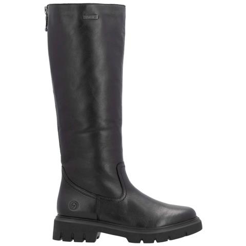 Black Elegant Closed Ladies' Boots Stivali Pelle Scarpe Donna Nero Eu 36, D1w73-00 - Foto 3
