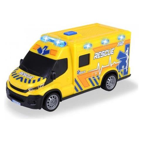 Ambulanza Iveco Daily 1:32 203713014 Dickie Giallo - Foto 1