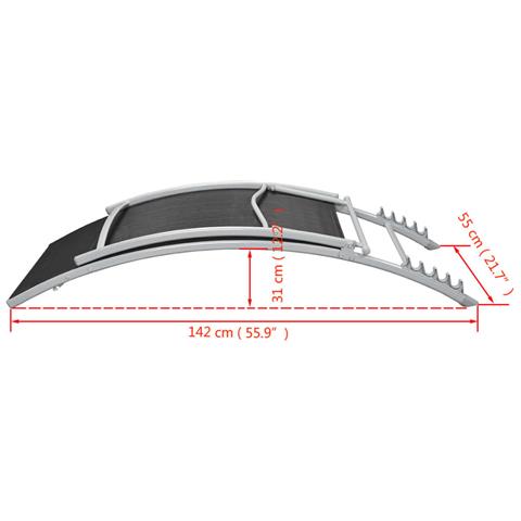 Lusso Casadino -  Lettino Prendisole In Acciaio E Textilene Nero - Foto 6