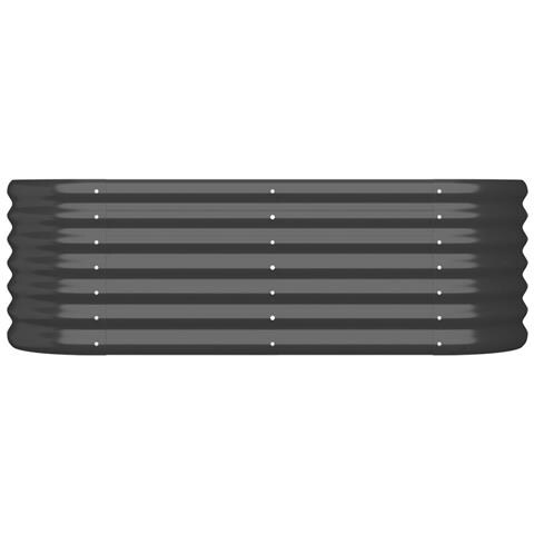 Letto Da Giardino In Acciaio A Polvere 114x40x36 Cm Antracite - Foto 2