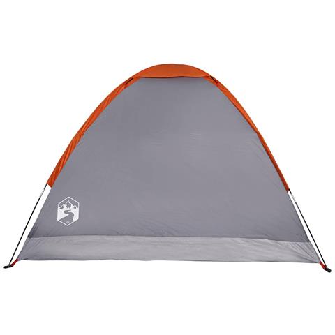 Tenda da Campeggio a Cupola 2 Persone Grigio e Arancione - Foto 8