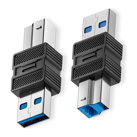 Adattatore Usb 3.0 B Maschio (m) A A Maschio (usb-m) - Confezione Da 2 - Foto 1