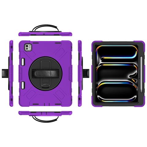 Custodia Per Ipad Mini 6 8.3"" Con Supporto E Alloggiamento Per Stilo Viola - Foto 4