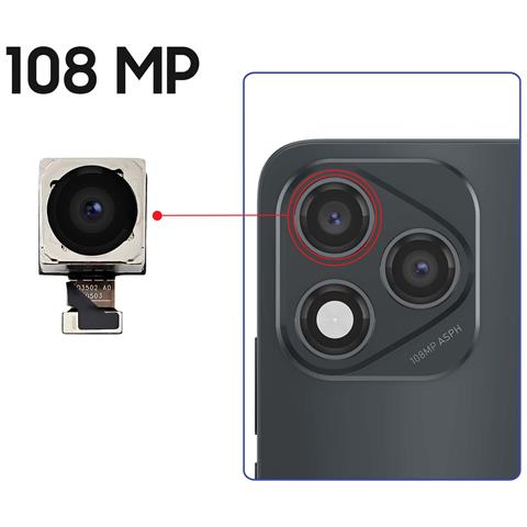 Fotocamera Posteriore Per Honor 400 Lite Sensore Principale Grandangolare 108mp - Foto 4