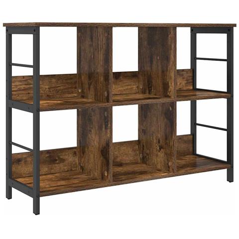 Libreria Rovere fumé 102 x 32 x 72,5 cm Legno multistrato - Foto 1