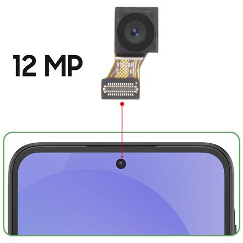 Fotocamera Frontale 12mp Di Ricambio Per Galaxy A36 - Foto 2