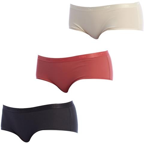 Confezione Da 3 Mutandine Di Cotone D4h01 Per Donna - Foto 1